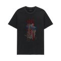 RtA Colin Oversized Short-Sleeve Tee "Black/Forest"