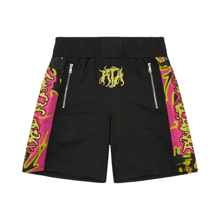 RtA UDO Boxing Short "Black/Fuchsia Beetle"