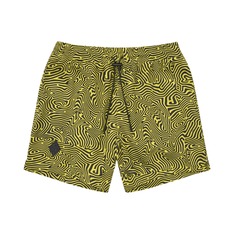 RtA Clyde Elasticated Short "Black/Topography"