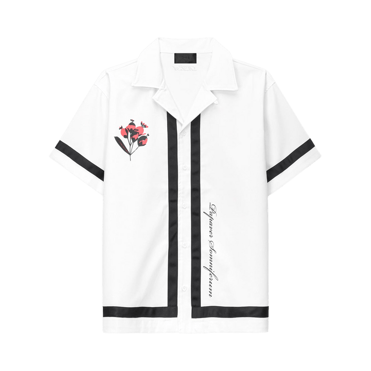 RtA Nathan Oversized Shirt "White Poppy"