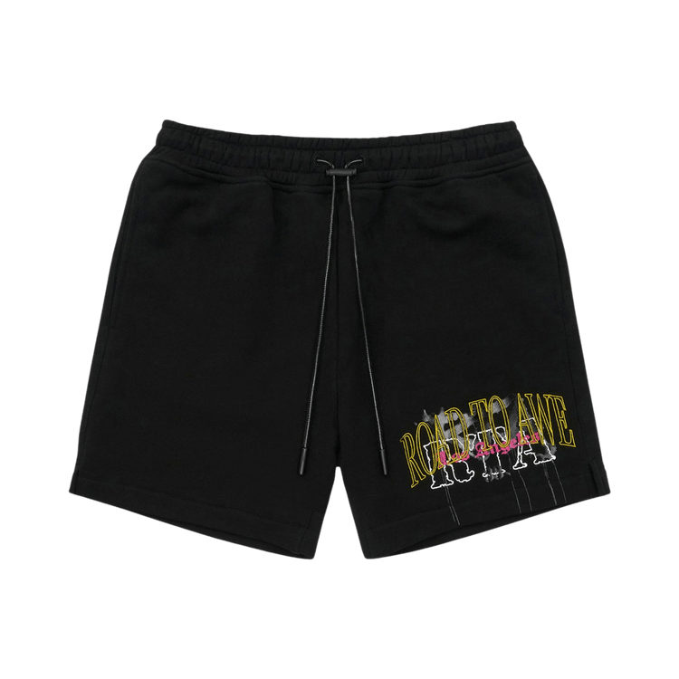 RtA Clyde Elasticated Short "Black/Mixed Logo"