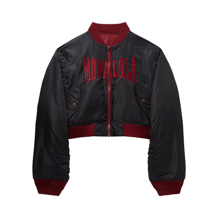 Mowalola Tyson Bomber Jacket "Black"