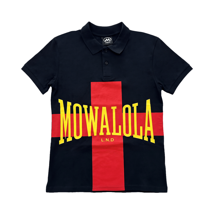 Mowalola Tyson Polo "Navy"