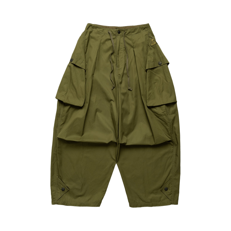 Kapital Combed Gabergine Aozai Cargo Pants "Khaki"