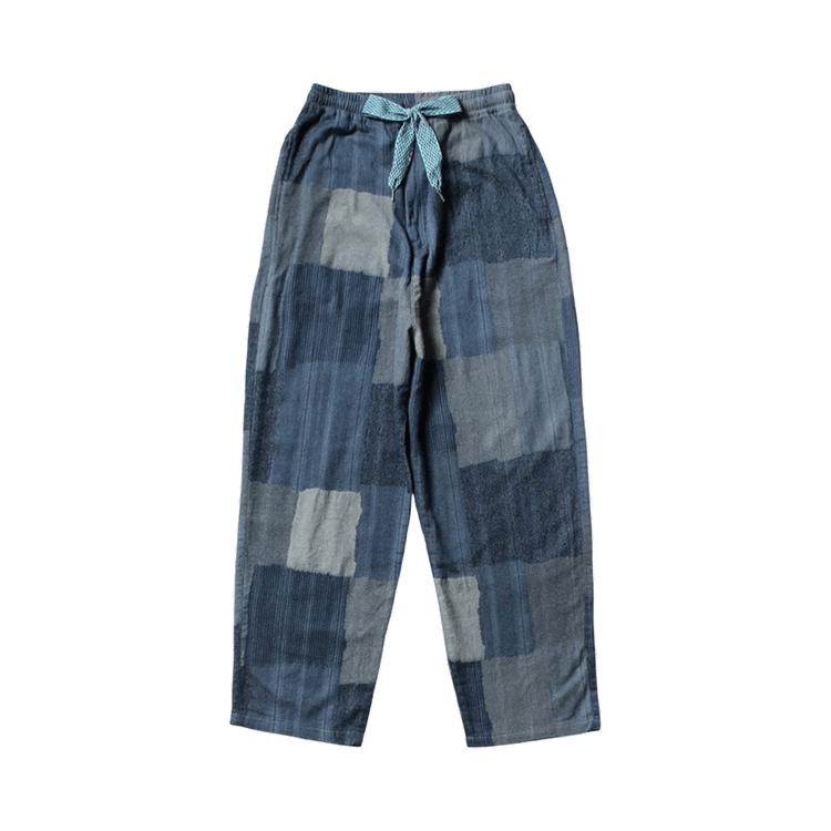 Kapital Cotton Linen Tugihagi Easy Pants "Navy"
