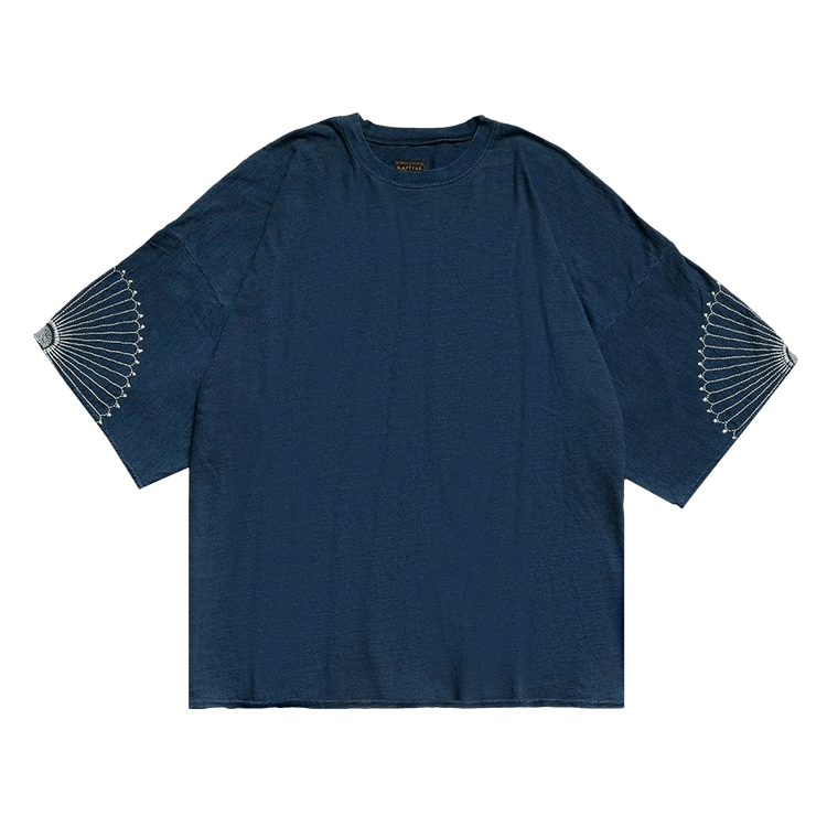 Kapital Jersey Huge-T (Furoshiki Embroidery) "Indigo"