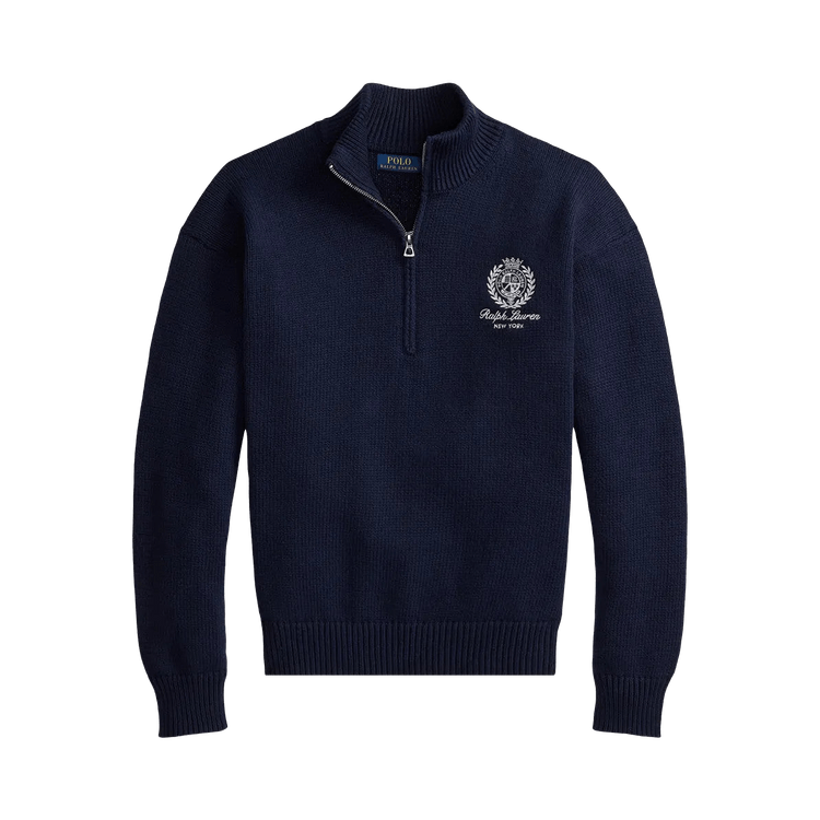 Polo Ralph Lauren Tennis Half-Zip Pullover Sweater "Hunter Navy"