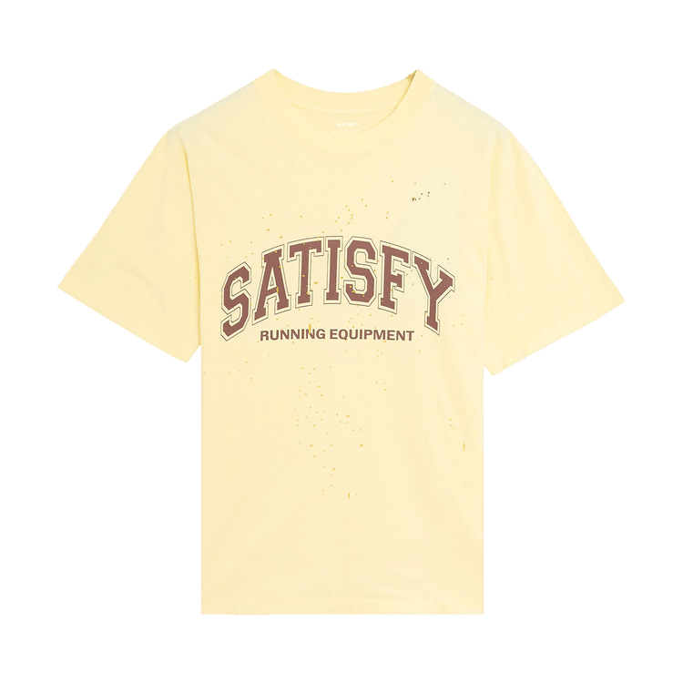 SATISFY Mothtech T-Shirt "Aged Transparent Yellow"