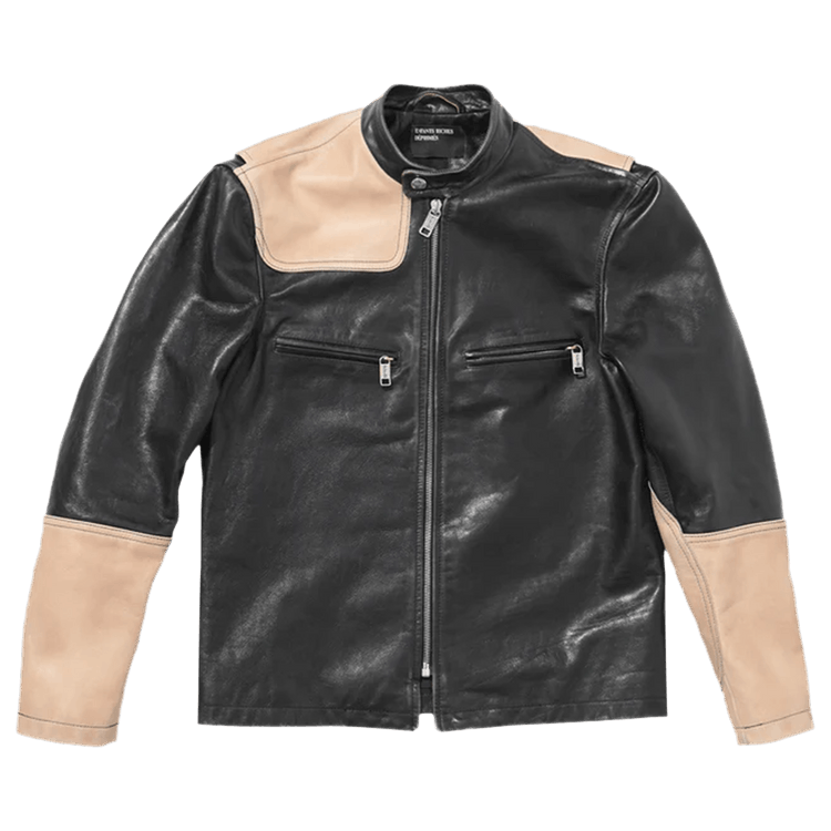 Enfants Riches Déprimés Nurse II Leather Jacket "Black/Dirty Ivory"