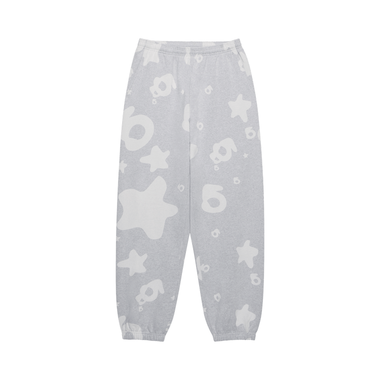 Sp5der AOP Beluga Sweatpant "Grey"