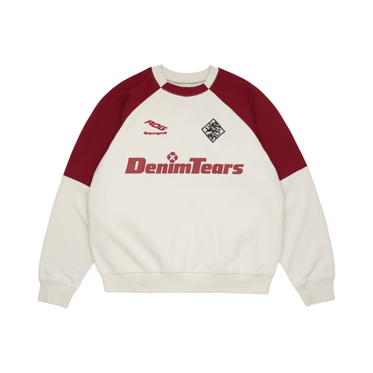 Denim Tears DT Sport Color Blocked Crewneck "Grey"