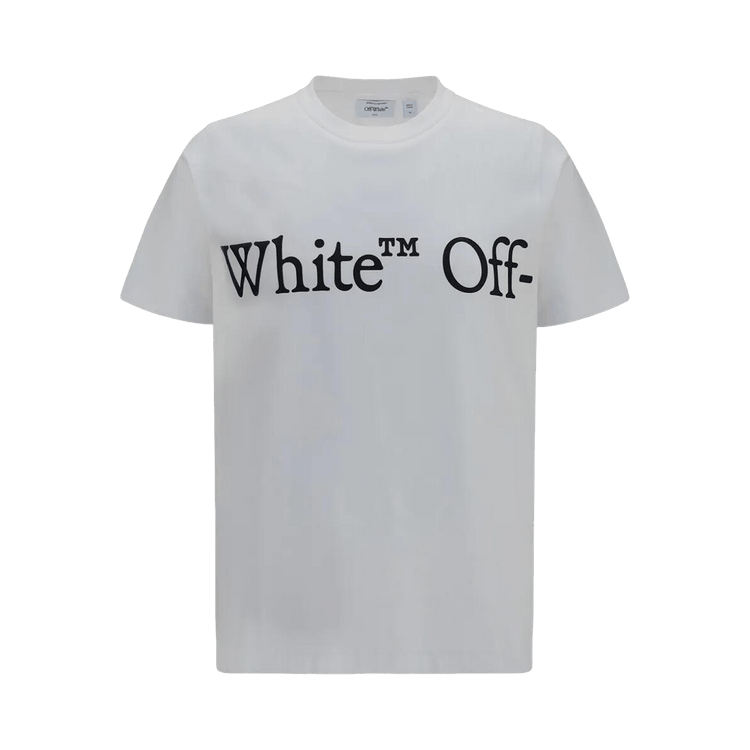 Off-White Bookish Scarf Regular Short-Sleeve Tee "White"