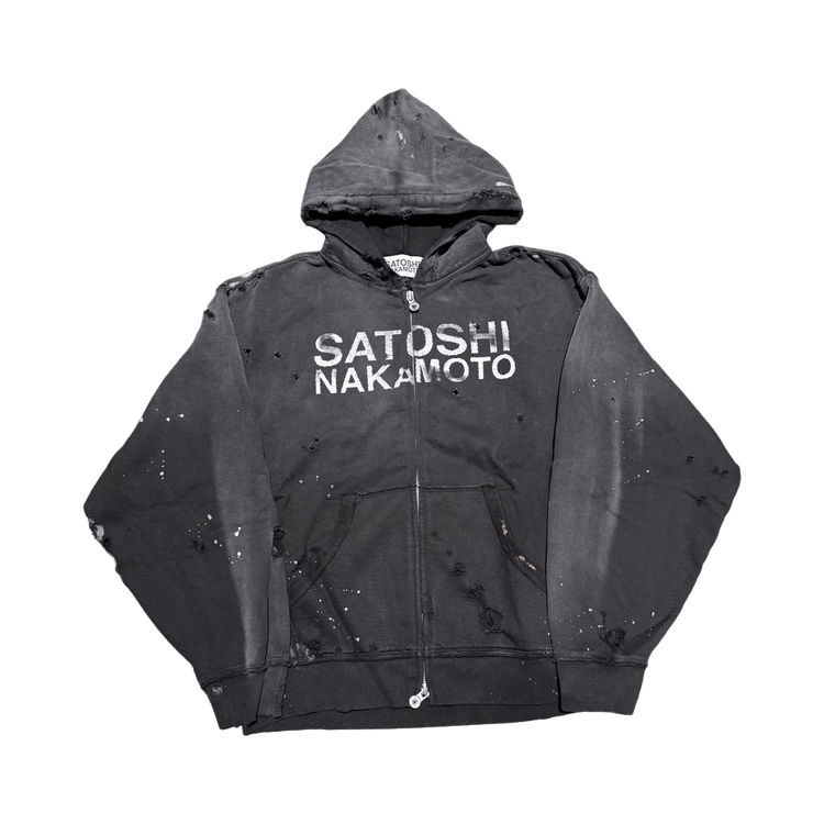 Satoshi Nakamoto Luke Fleece Hoodie "Black"