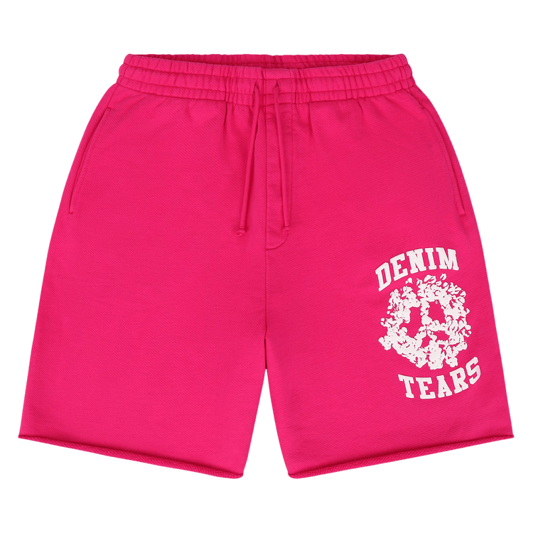 Denim Tears Denim University Sweatshorts "Pink/White"