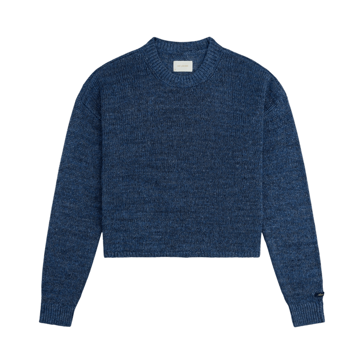 Aimé Leon Dore Linen Knit Crewneck Sweater "Indigo"