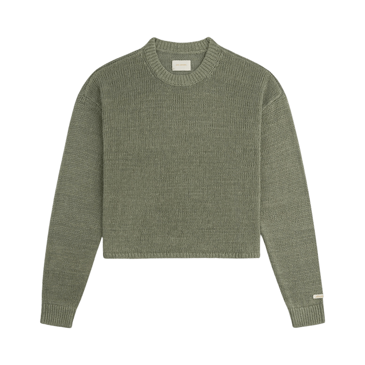 Aimé Leon Dore Linen Knit Crewneck Sweater "Laurel Oak"