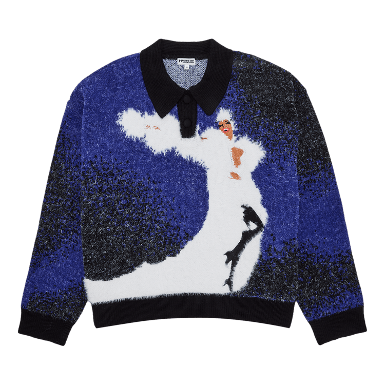 HOUSE OF ERRORS Femme Fatale Knitted Rugby "Dark Blue"