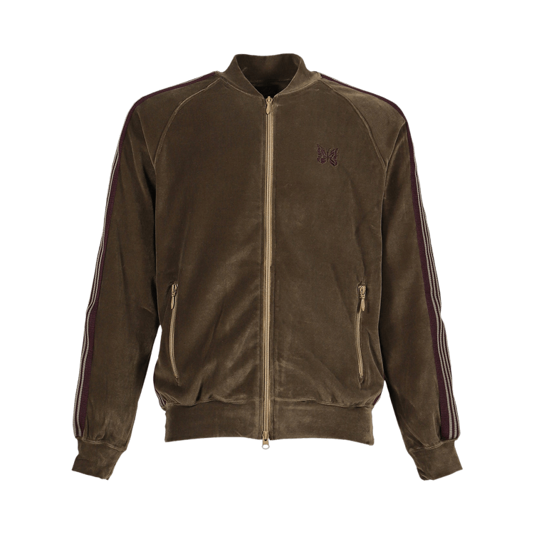 Needles Rib Collar Track Jacket "Taupe"