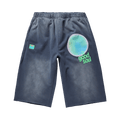 A Good Soul Aura Field 3/4 Shorts "Space Blue"