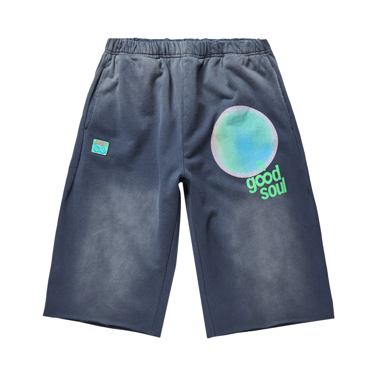 A Good Soul Aura Field 3/4 Shorts "Space Blue"