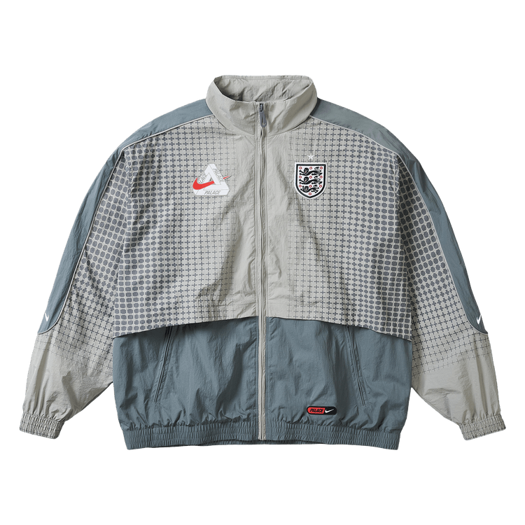Palace x Nike England Solo Swoosh Track Jacket "Pewter Grey/Cool Grey"