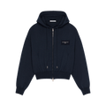 Givenchy Zip-Up Hoodie Sweater "Navy"