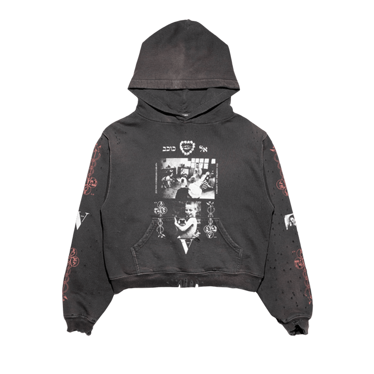 Enfants Riches Déprimés Cherry Petite Hoodie "Faded Black"