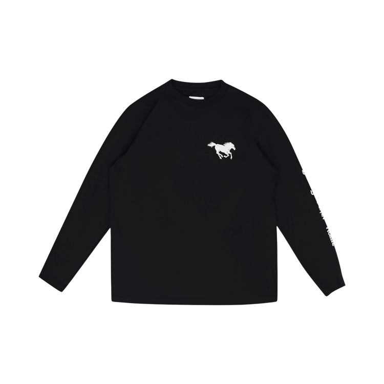 Rhude Bowl Long-Sleeve T-Shirt "Black"
