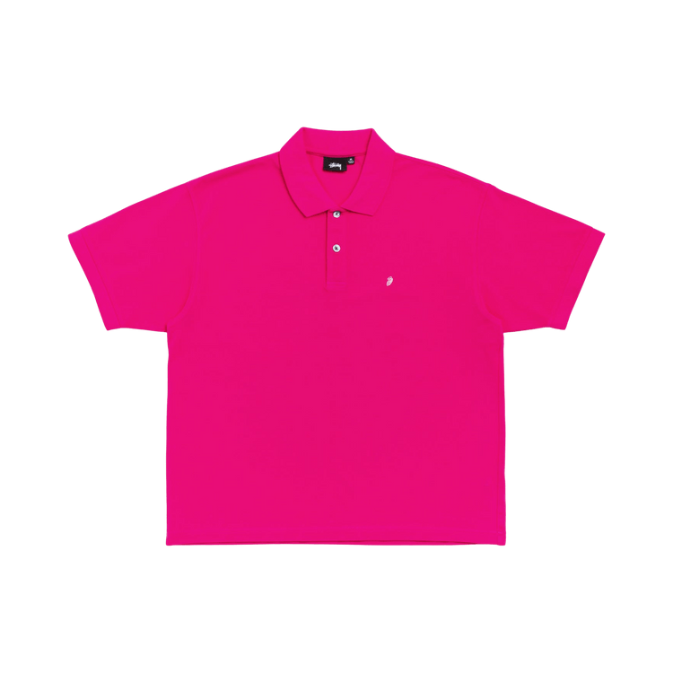 Stussy Classic Pique Polo "Pink"