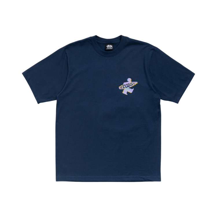 Stussy Dot Surf Puff Print Tee "Navy"