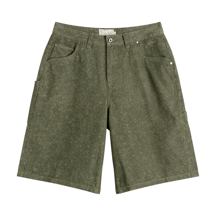 Dime Classic Denim Shorts "Electric Green"