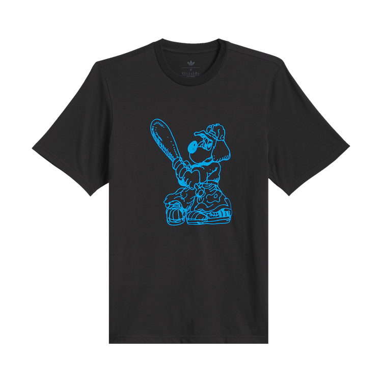 Adidas Skateboarding x Kogancult Dog Tee "Black/Lucid Ray Blue"