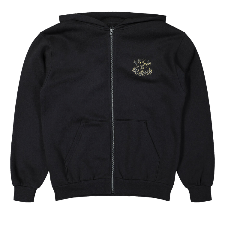 Born x Raised Guadalupe Zip-Up Hoodie "Black"
