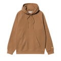 Carhartt WIP Hooded Chase Sweatshirt "Hamilton Brown/Gold"