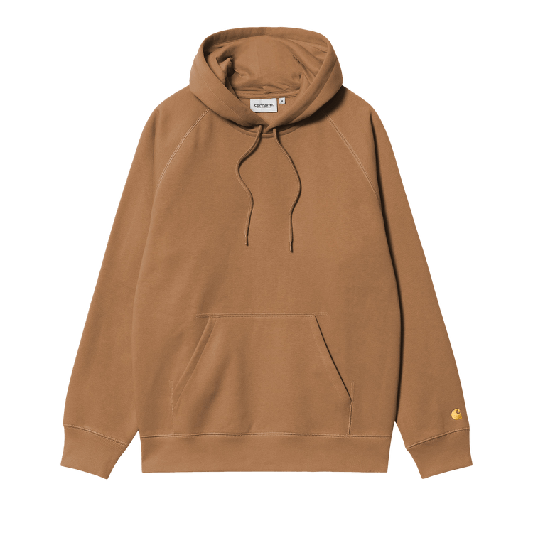 Carhartt WIP Hooded Chase Sweatshirt "Hamilton Brown/Gold"