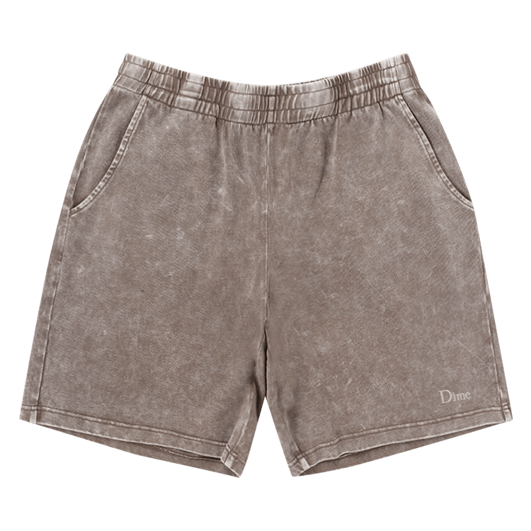 Dime Classic Jersey Sweatshorts "Brown Washed"