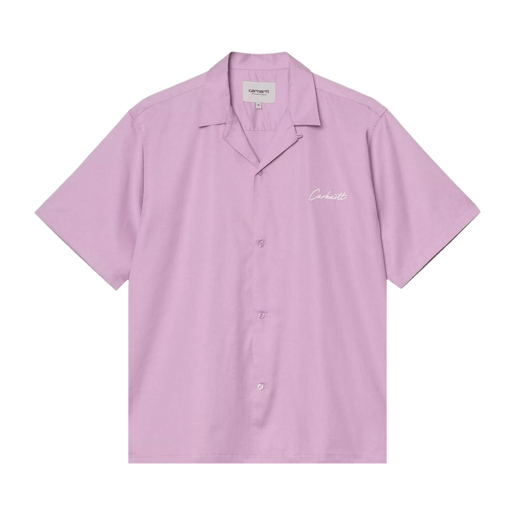 Carhartt WIP Short-Sleeve Delray Shirt "Gentle Purple/White"