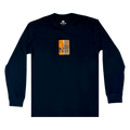 Nike Long-Sleeve Loose T-Shirt "Black/Safety Orange"