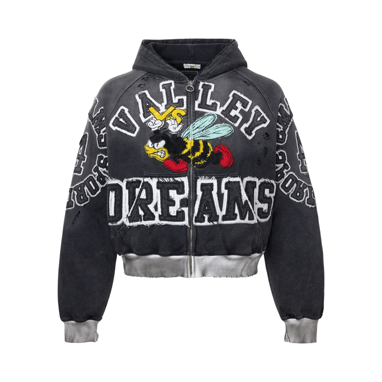 Vale Forever Anthem Zip Up Hoodie "Black"