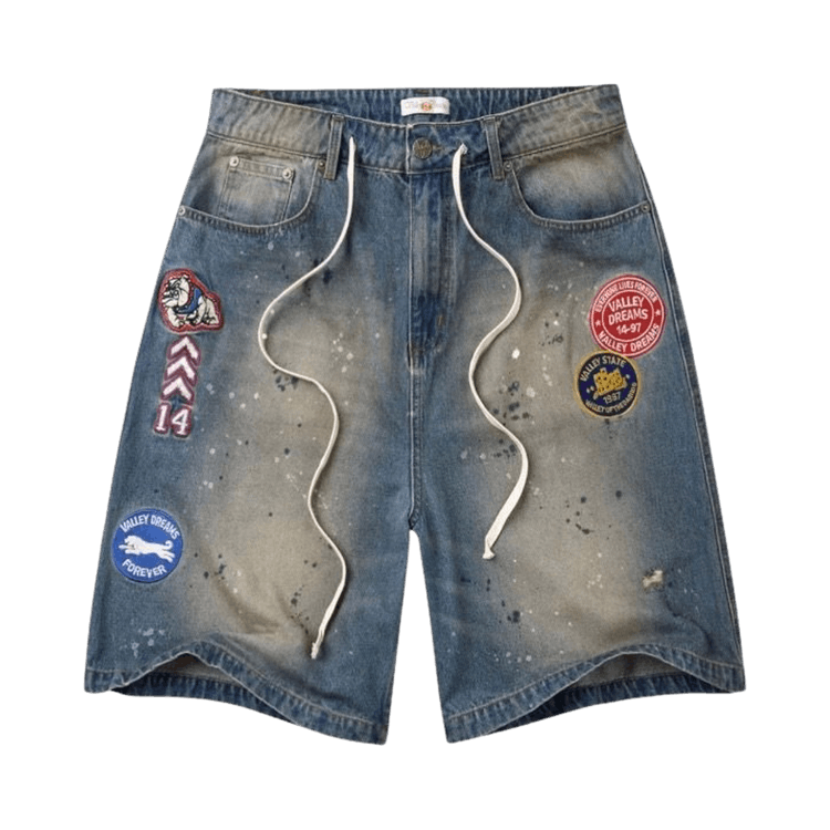 Vale Forever Paradise Jorts "Blue"