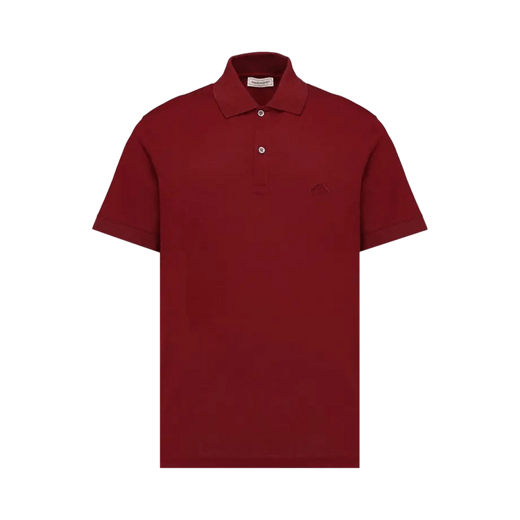 Alexander McQueen Seal Logo Polo Shirt "Red"
