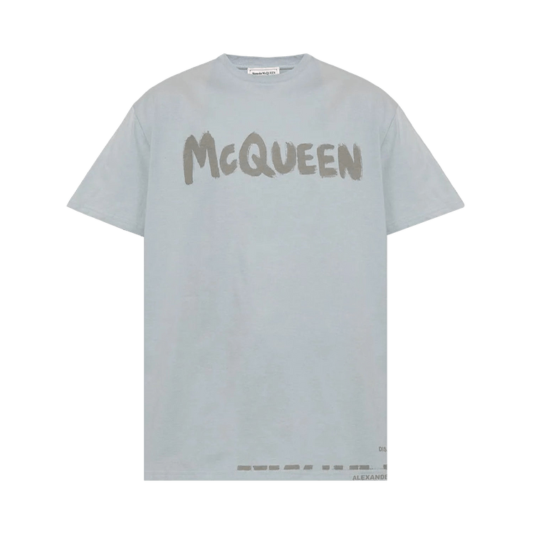 Alexander McQueen Logo Printed Crewneck T-Shirt "Multicolor"