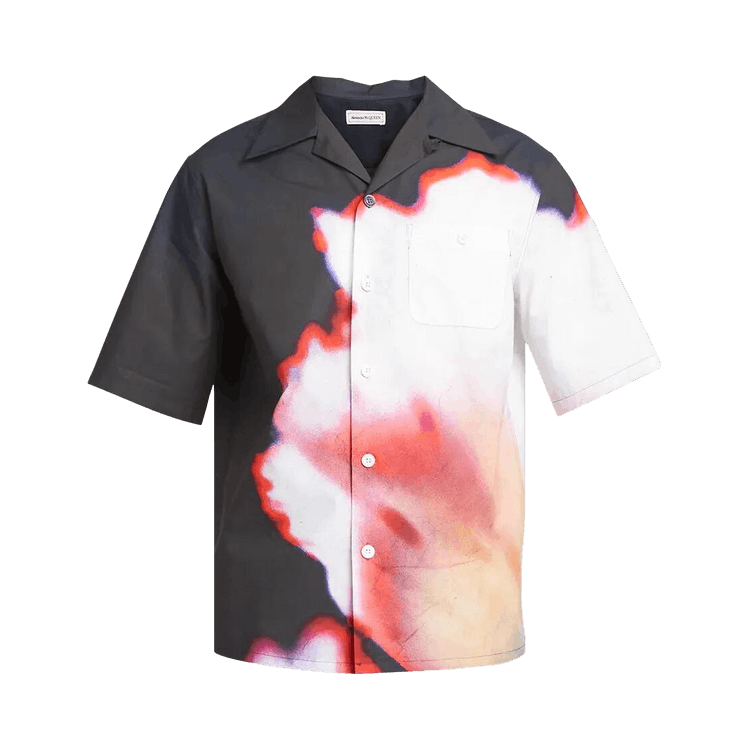 Alexander McQueen Solarised Flower Shirt "Floral Pattern"