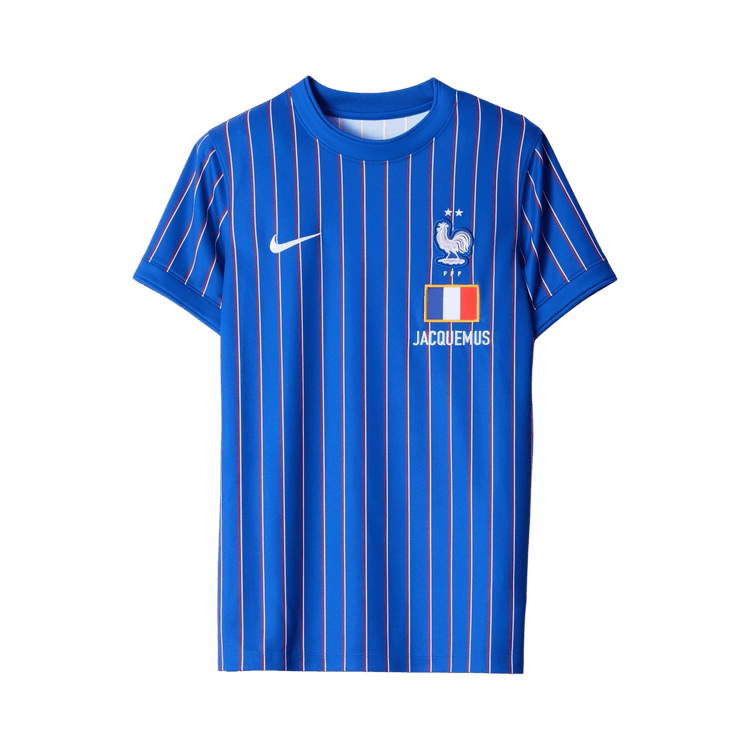 Nike Wmns France x Jacquemus Dri-Fit Short-Sleeve Top "Blue"