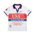 Nike Wmns Usa x V.A.A. Short-Sleeve Polo "White/Challenge Red"