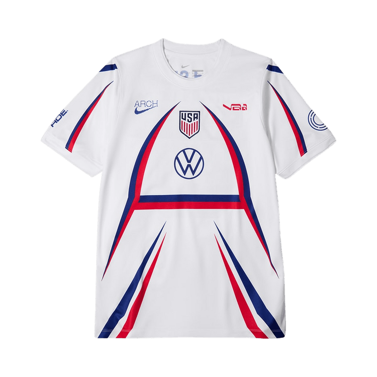 Nike USA x V.A.A. Academy Pro Short-Sleeve Top "White/Deep Royal Blue"