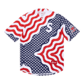 Supreme Shop S Logo Henley "Flag New York"