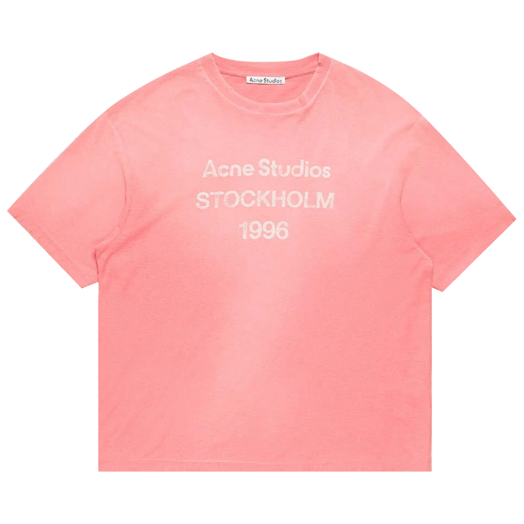 Acne Studios Logo T-Shirt "Tango Pink"