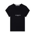 Alexander Wang Logo Print Fitted Tee "Black"