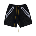 Rhude Bullet Zip Shorts "Black"